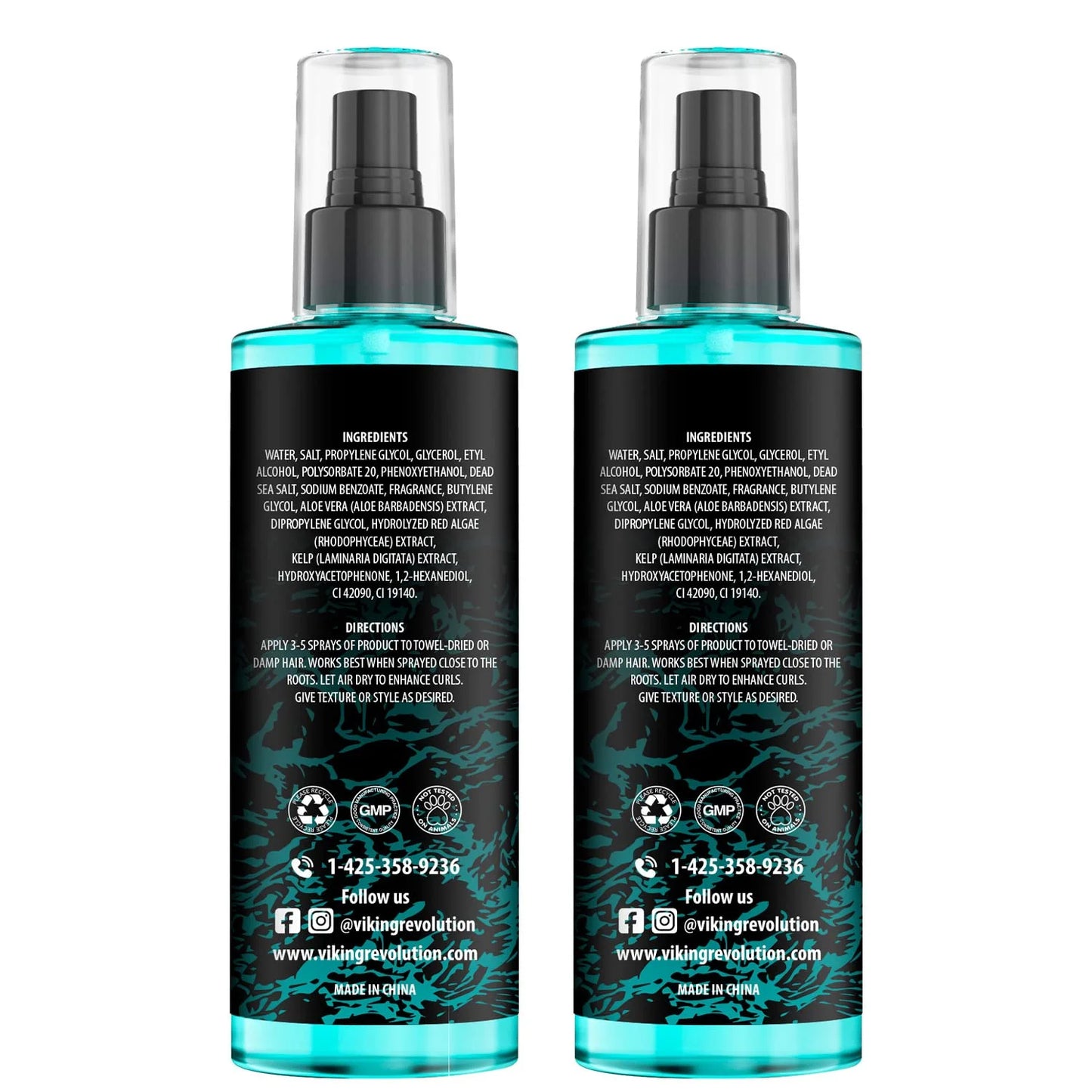 - Sea Salt Spray for Hair Men - Surf Men Hair Spray to Add Volume & Texture - 2 Packs, 8 Oz