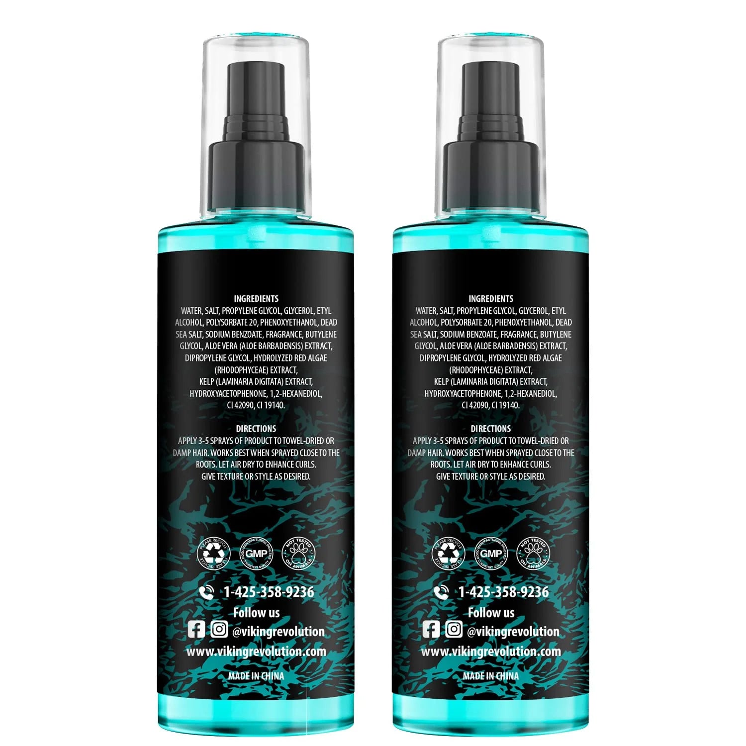 - Sea Salt Spray for Hair Men - Surf Men Hair Spray to Add Volume & Texture - 2 Packs, 8 Oz
