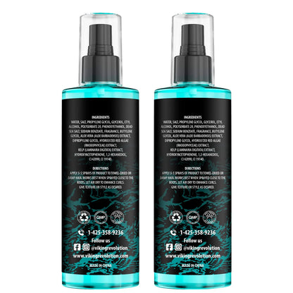 - Sea Salt Spray for Hair Men - Surf Men Hair Spray to Add Volume & Texture - 2 Packs, 8 Oz