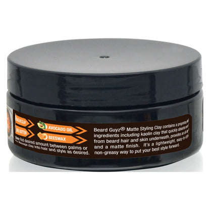 Matte Styling Clay for All Hair Types, All-Day Hold, 3 Oz