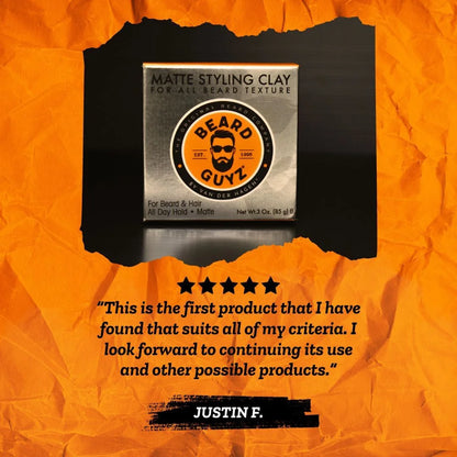 Matte Styling Clay for All Hair Types, All-Day Hold, 3 Oz