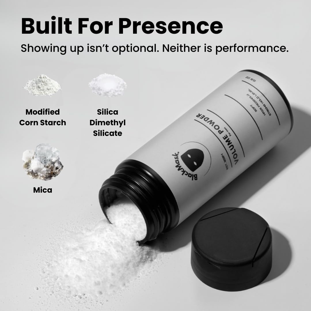 Texture Powder for Men, Easy to Apply - Instantly Adds Texture & Volume, Strong Hold, Hair Powder for Men (Pack of 2)