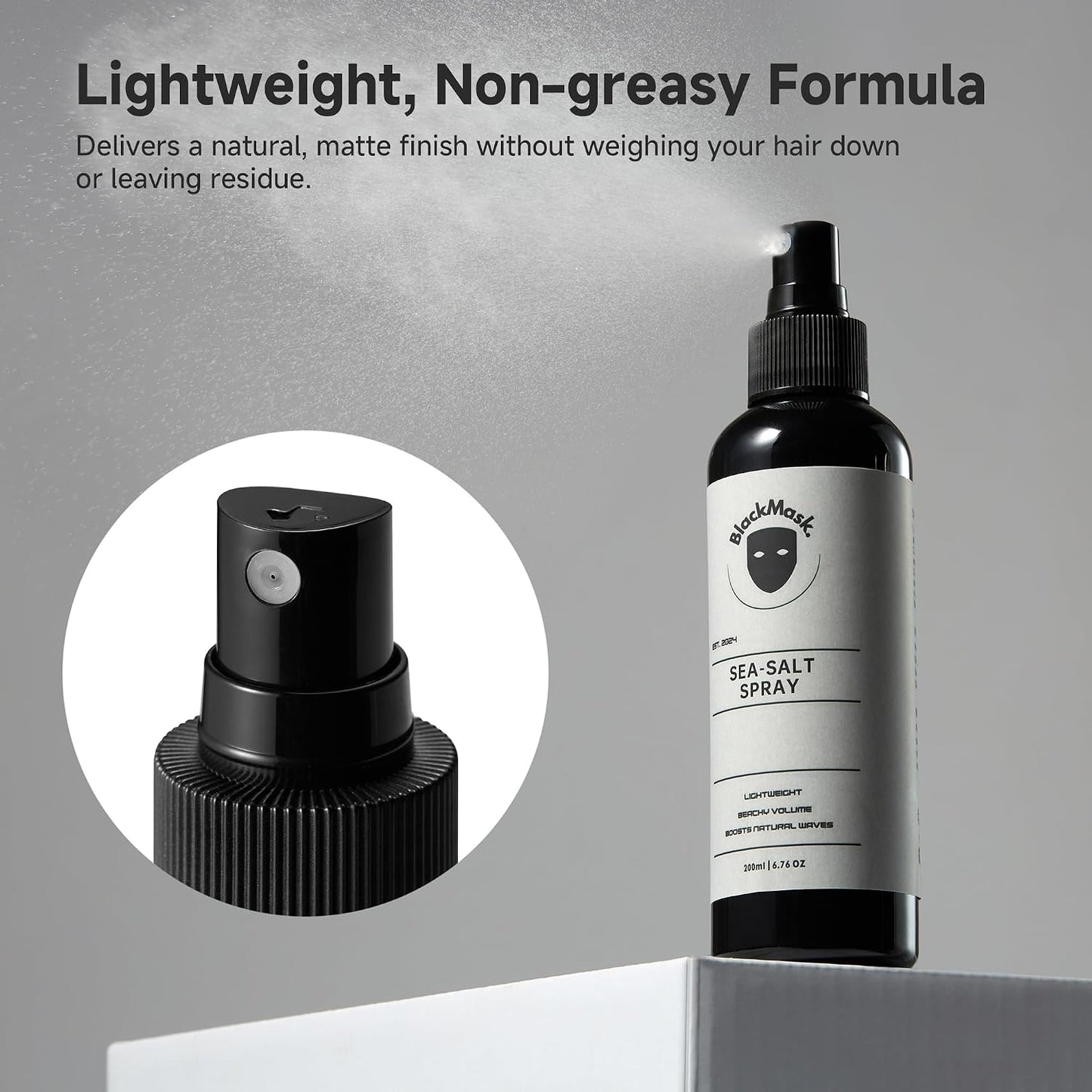 Sea Salt Spray for Men – Beach Wave Hair Texture Spray with Natural Matte Finish – Sea Salt Spray for Hair Styling Adds Definition, Volume & Texture
