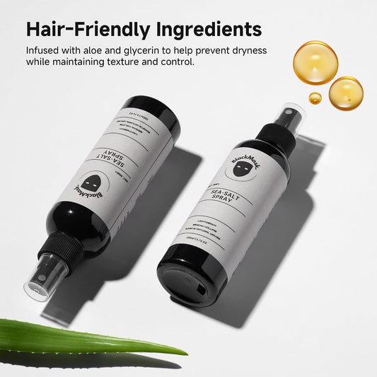 Sea Salt Spray for Men – Beach Wave Hair Texture Spray with Natural Matte Finish – Sea Salt Spray for Hair Styling Adds Definition, Volume & Texture