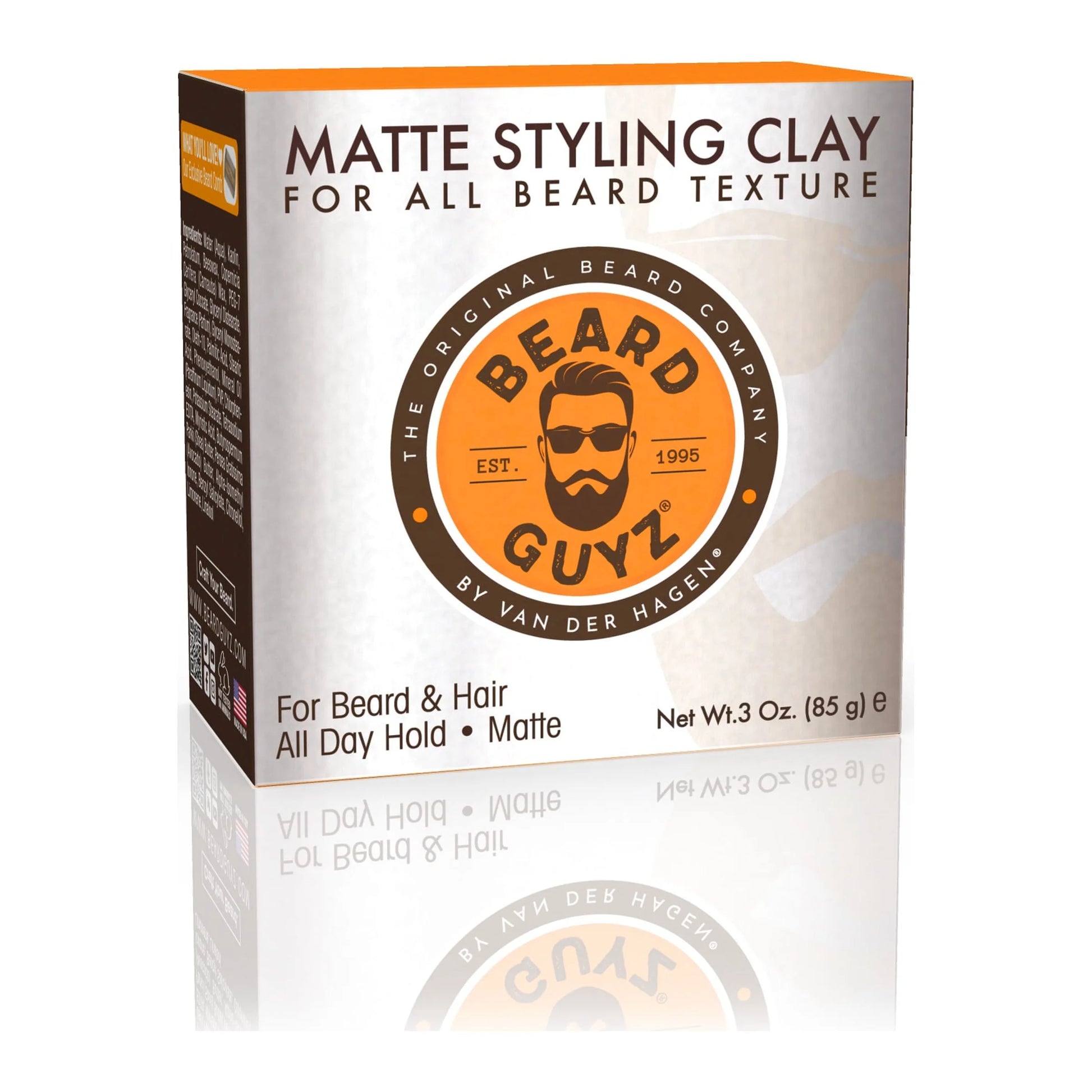 Matte Styling Clay for All Hair Types, All-Day Hold, 3 Oz