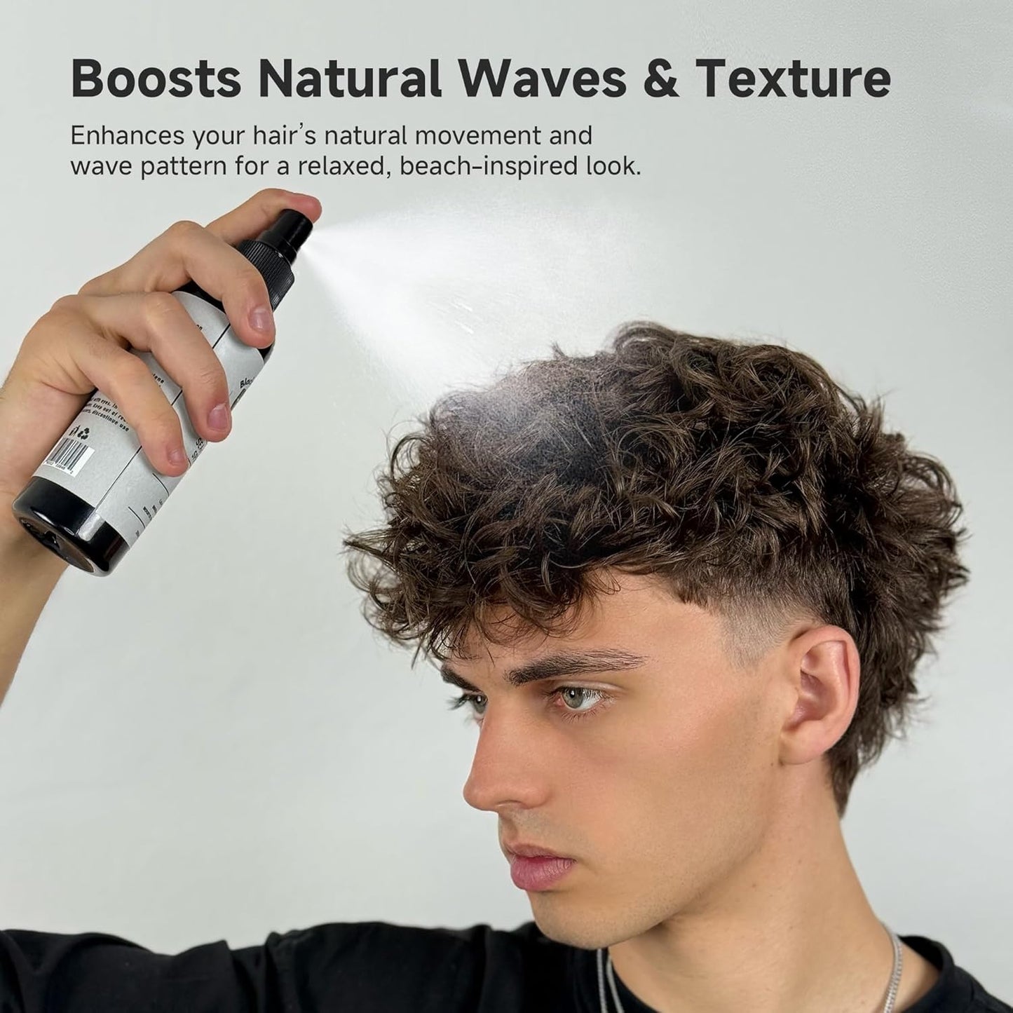 Sea Salt Spray for Men – Beach Wave Hair Texture Spray with Natural Matte Finish – Sea Salt Spray for Hair Styling Adds Definition, Volume & Texture