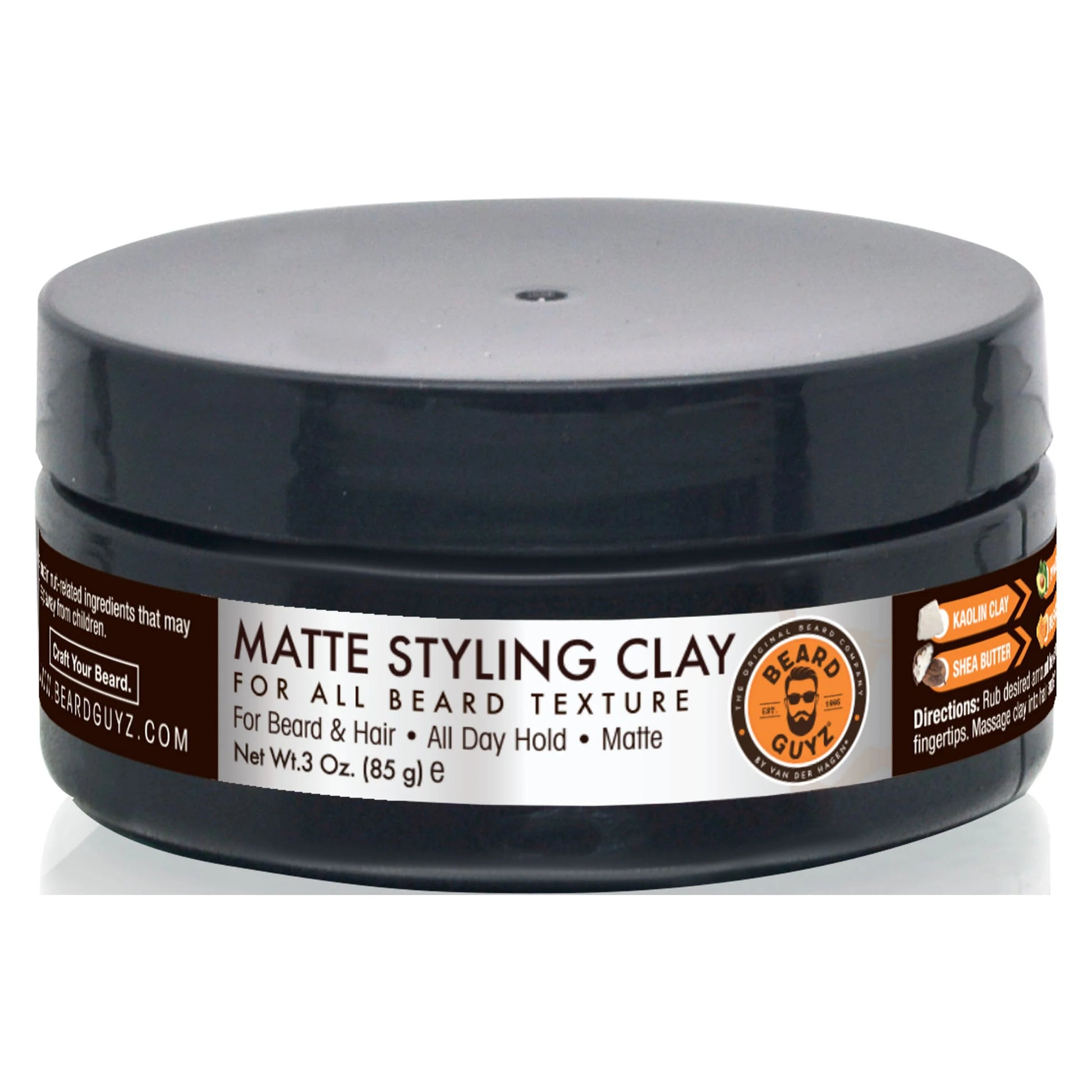 Matte Styling Clay for All Hair Types, All-Day Hold, 3 Oz