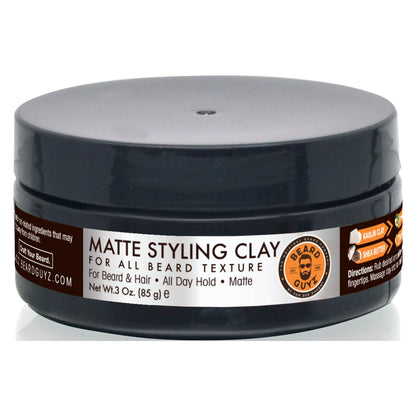 Matte Styling Clay for All Hair Types, All-Day Hold, 3 Oz