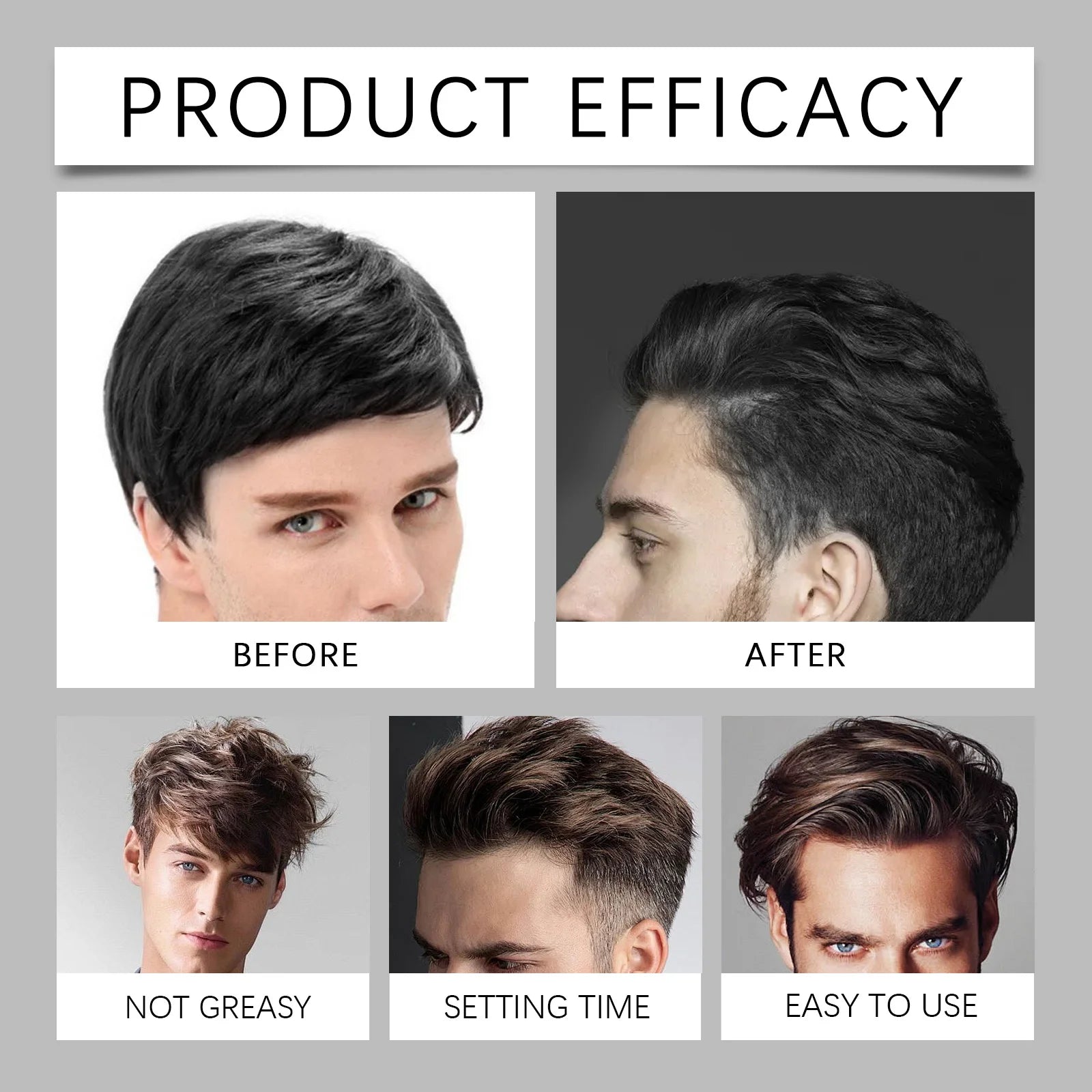 Hair Styling Texture Powder Long-Lasting Oil Control Fluffy Hair Powder Increase Hair Volume Enhancing Styling Treatment Salon