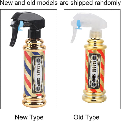 Barber Water Spray Bottle, Hairdressing Spray Bottle Salon Barber Shop Hair Styling Water Spray Kettle 150Ml(Gold)