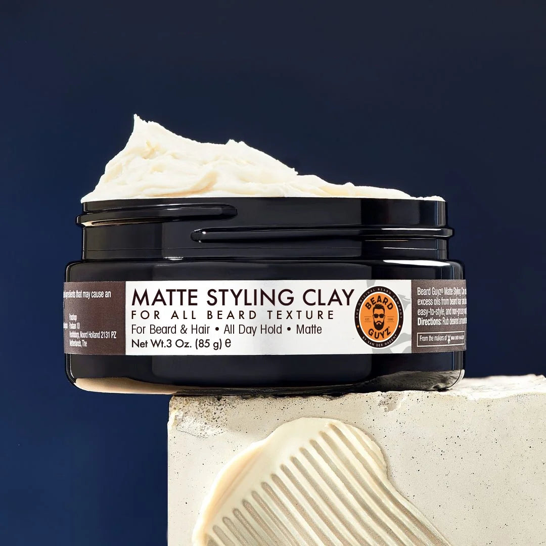 Matte Styling Clay for All Hair Types, All-Day Hold, 3 Oz