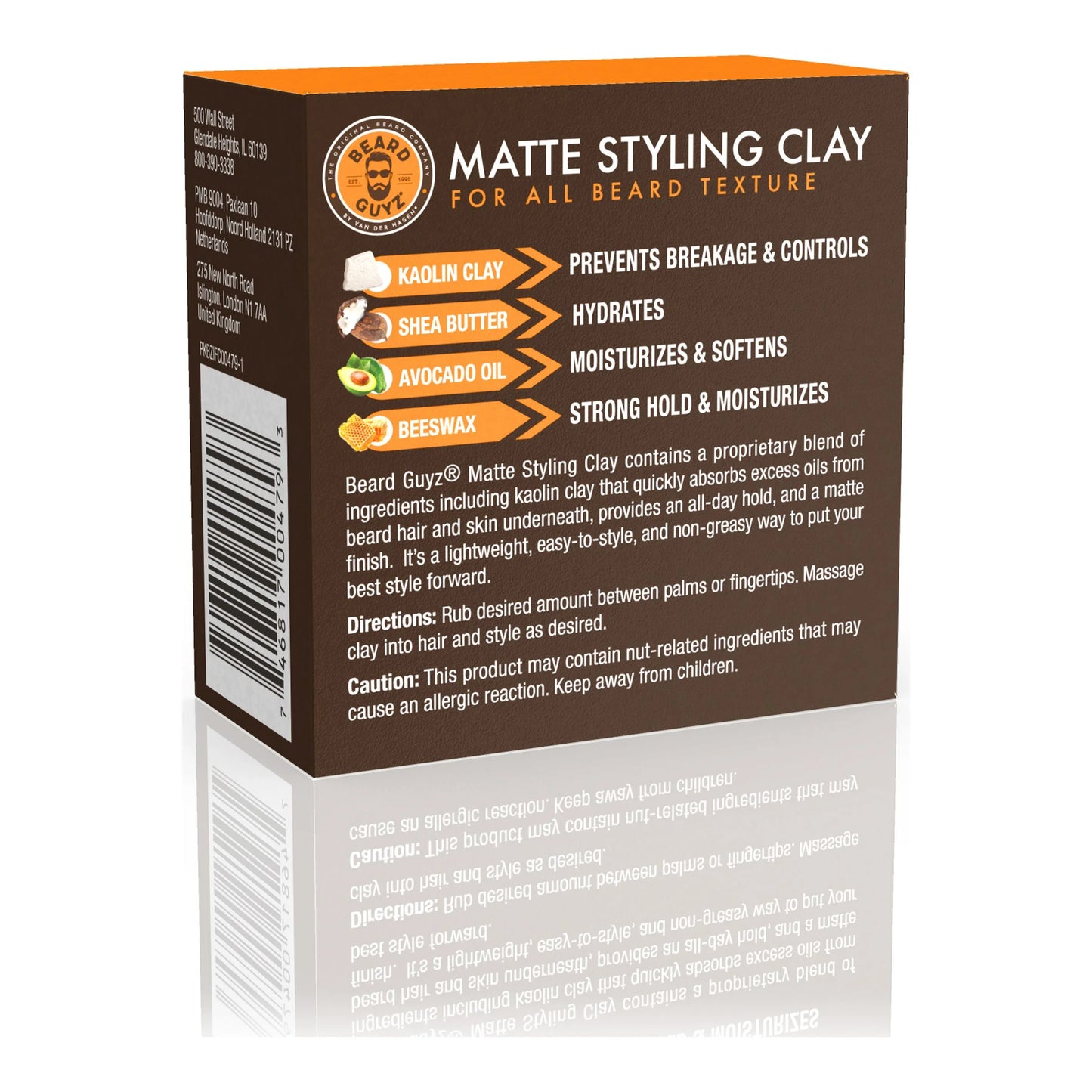 Matte Styling Clay for All Hair Types, All-Day Hold, 3 Oz